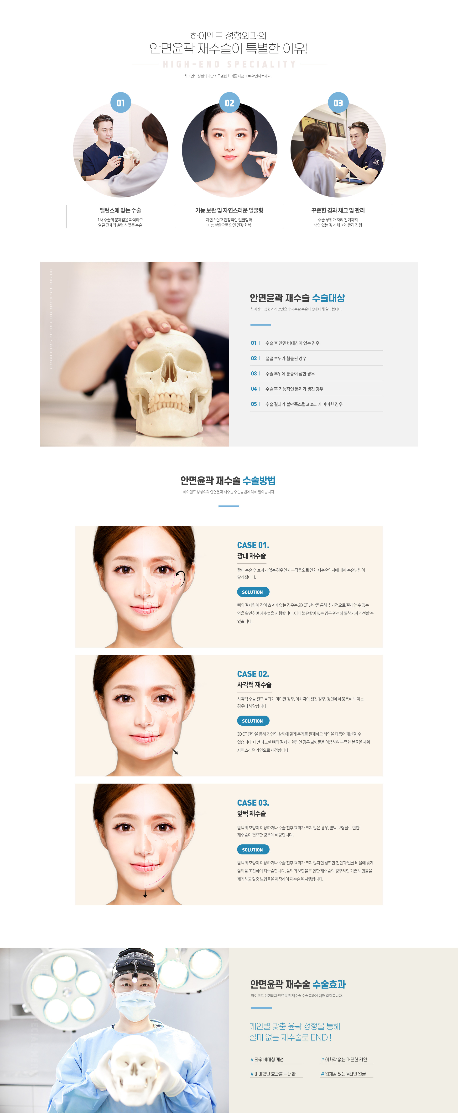 하이엔드 안면윤곽 재수술 